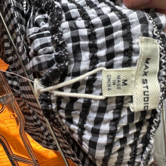 Max Studio Asymmetrical Gingham Skirt Size M NWT - Picture 8 of 9